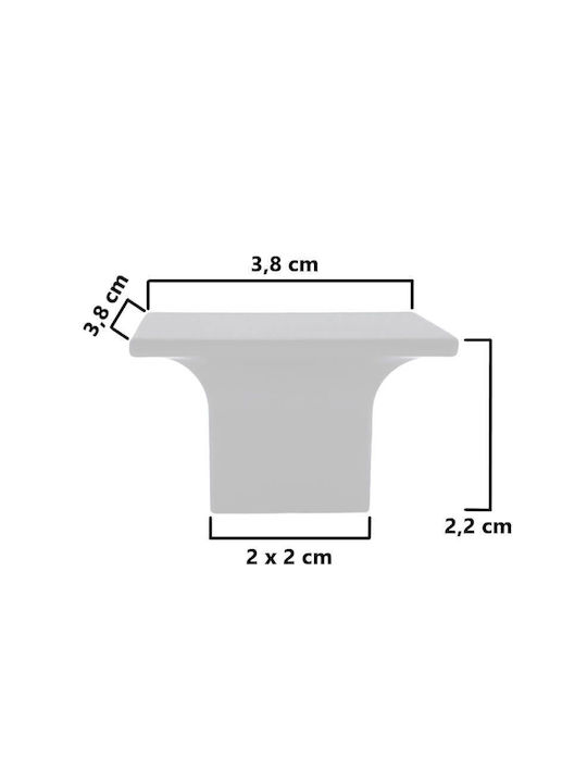 Πόμολο Επίπλων Perfect 28/7 Ματ Μαύρο Φ38mm