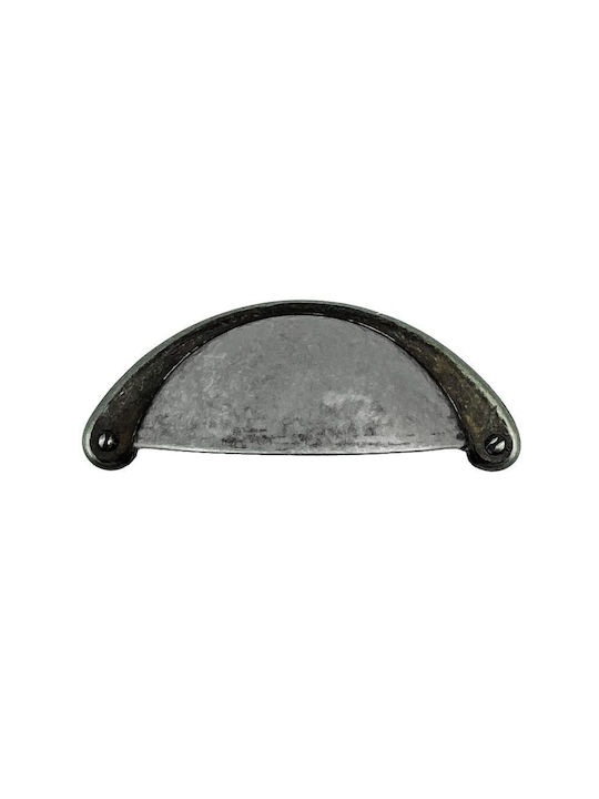 Möbelgriff Außen Herrajes Palencia 48000 32mm Silber