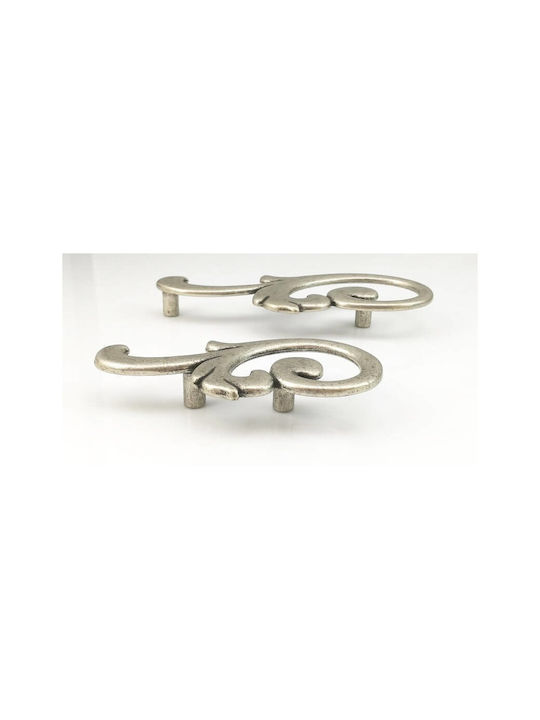 Furniture Handle Besana 1362 Antique Iron Left 32mm