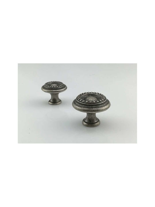 Furniture Knob Besana 2297 Antique Iron Ø25mm