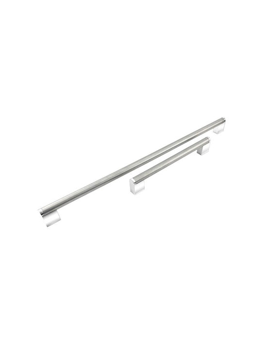 Λαβή Επίπλων Perfect 512 Φ14mm Ματ Νίκελ Χρώμιο 1024mm
