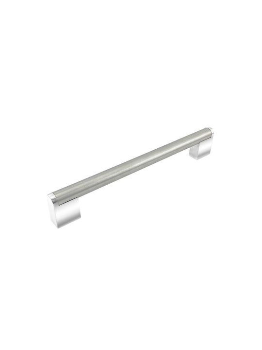 Furniture Handle Perfect 512 Diameter 14mm Matte Nickel Chrome 384mm