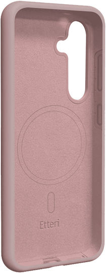 Etteri Mag Silicone Pink Back Cover (Galaxy A57)