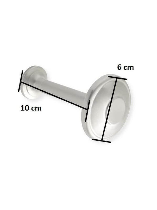 Viometale Νο 27 Holdback Wand Black Checkmate 1Stück