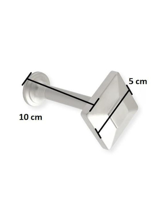 Viometale Νο 29 Holdback Wand Nickel Matt / Strass 1Stück