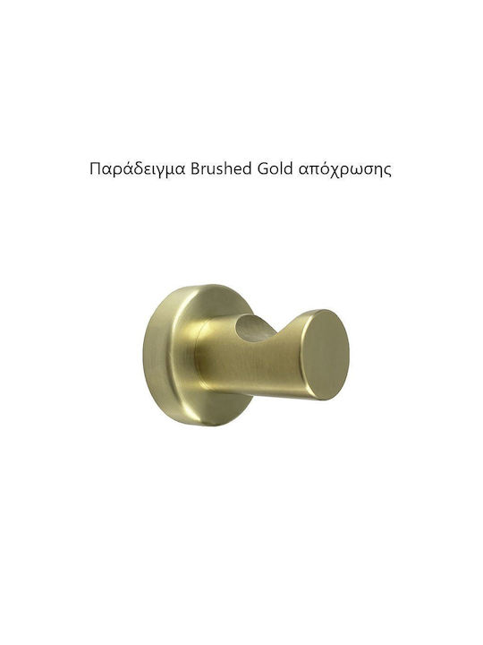 Sparke Lume 12 Single Wall-Mounted Bathroom Rail ​80x2.5cm Inox Gold