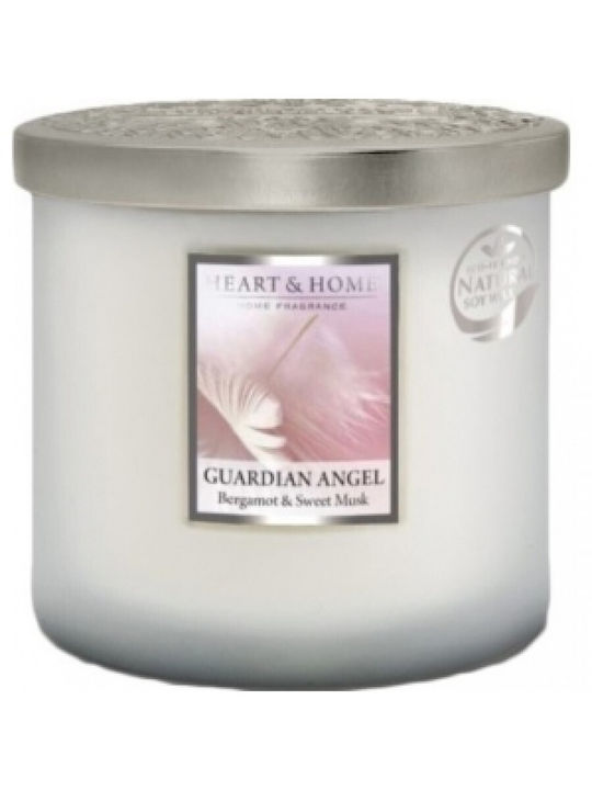 Heart & Home Aromatic Soy Candle Double Wick in Jar with Guardian Angel Scent 230g
