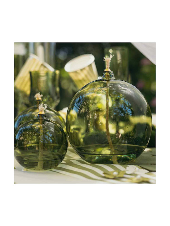 Beauty Home Decorative Candle Lena in Jar Green 12.5x13cm