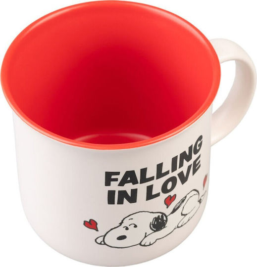 Peanuts Snoopy and Woodstock Ceramic Mug 350ml