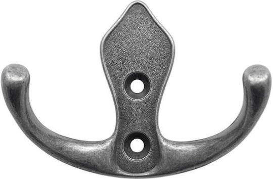 Κρεμάστρα Erk 147 Ασημί Αντικέ 8,5x6,7cm