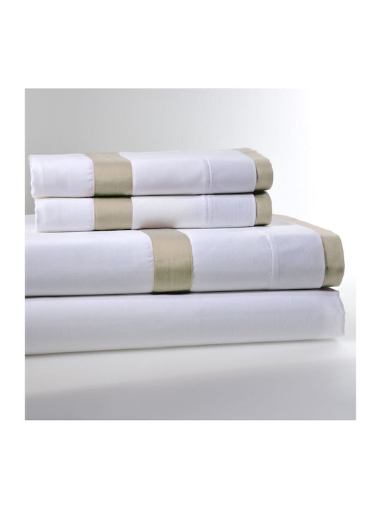 Down Town Home Duvet Cover Cotton Queen 250x260 King Beige