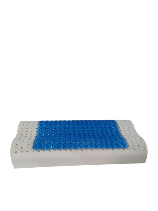 Amve Cool Μαξιλάρι Ύπνου Gel Ανατομικό 38x60x12cm
