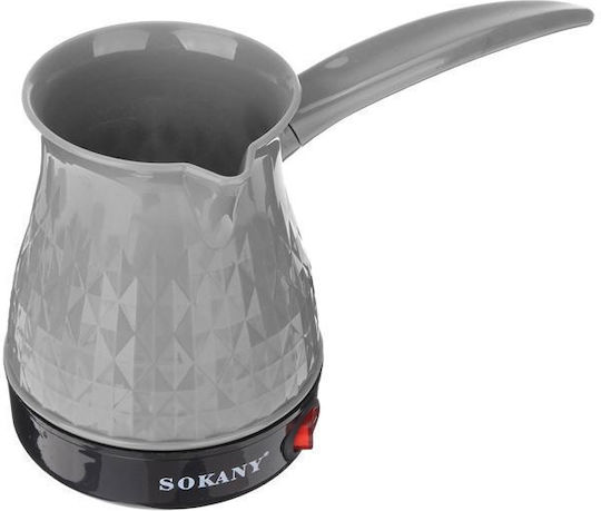 Electric Greek Coffee Pot 600W with Capacity 500ml Gray