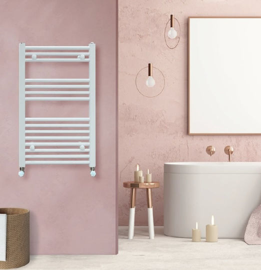 Thermo Alto Towel Rail Bathroom 500x800 White