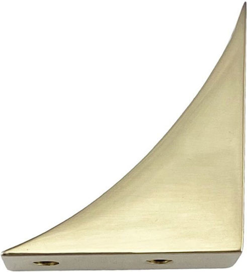 Bosetti Marella 45947 Polished Brass Furniture Corner Shelf 11 Step Glossy 5.3x5.3x2.2cm