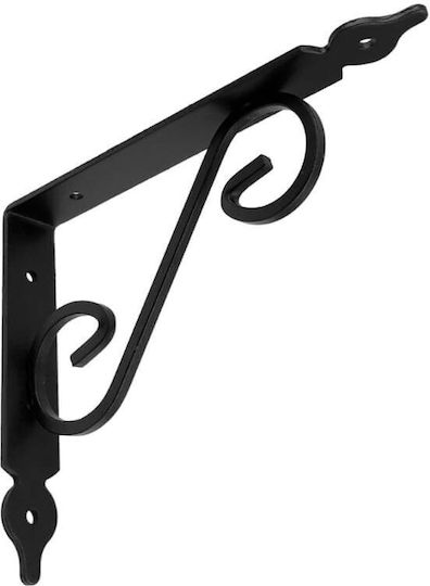 Eckregal Rei 1477 Schwarz Geschmiedet 25 cm