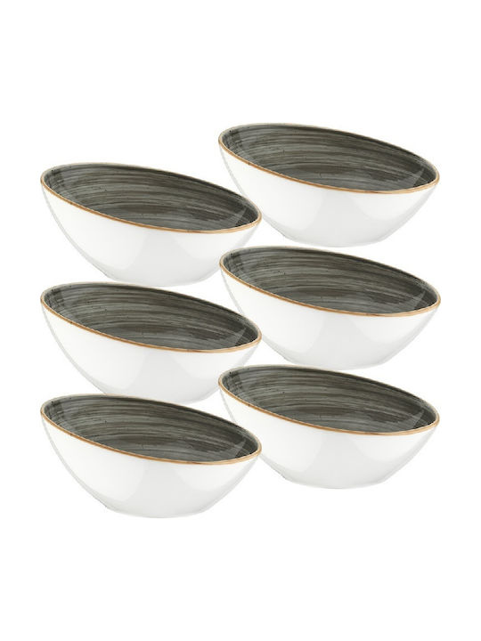 Bonna Space Porcelain Salad Bowl White 22x22cm