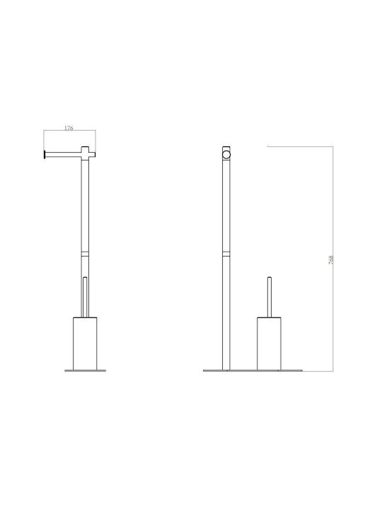 Sparke Sparke Bathroom Accessory Set Metal White 2 Pieces