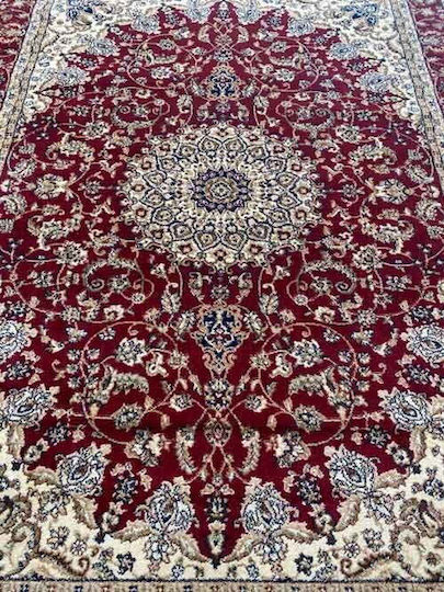 Alexander Carpets Julian Bedroom Rug Sets Cream Red 559 3 Pieces