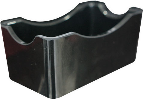 Rectangular Melamine Sugar Packet Holder Raki 12x6.5x5cm Black