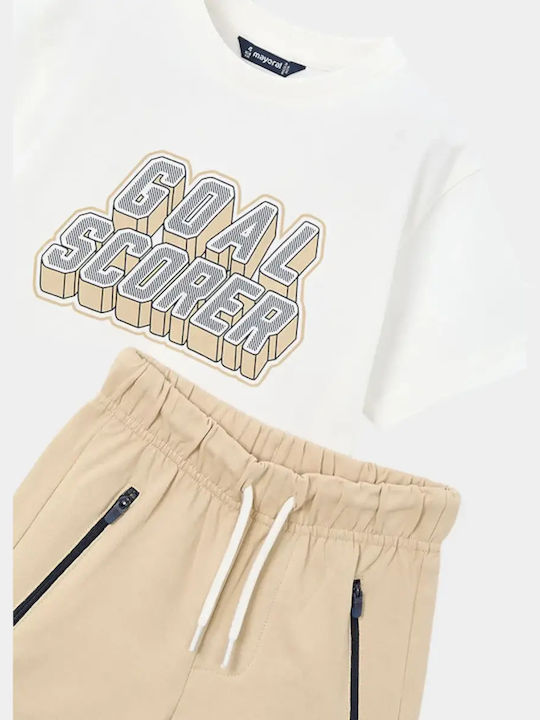 Kids' Set with Shorts Summer 2pcs Beige