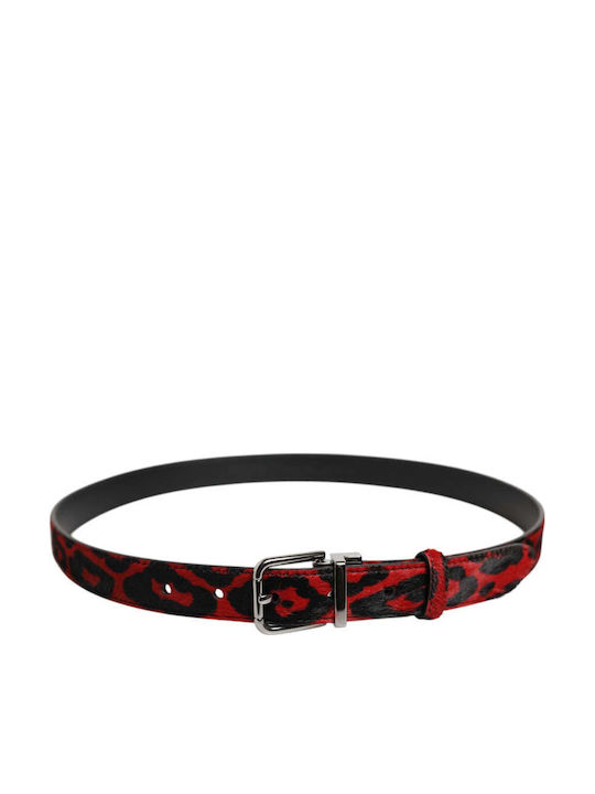 Dolce & Gabbana Curea Bărbați Din Piele Neagră