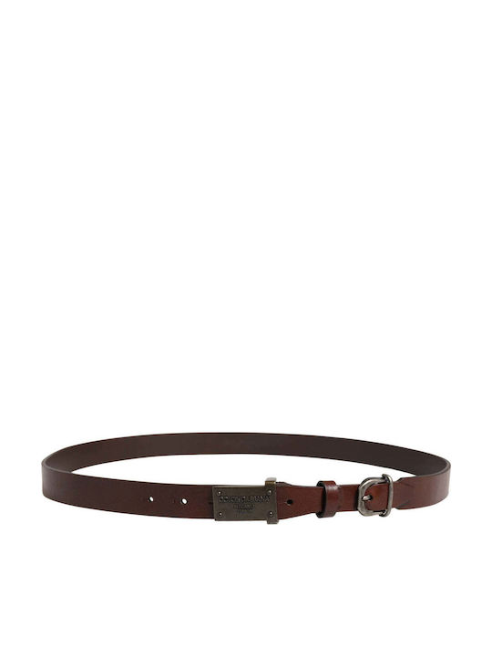 Herren Gürtel Aus Leder Braun