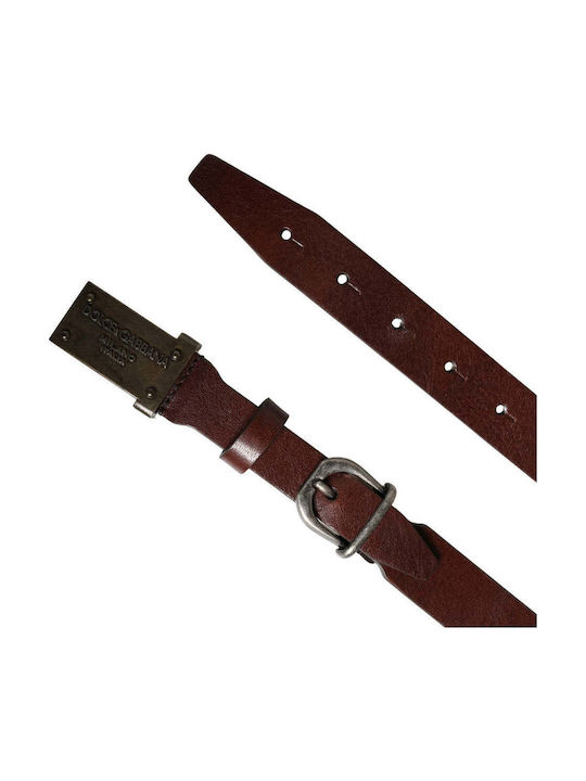 Herren Gürtel Aus Leder Braun