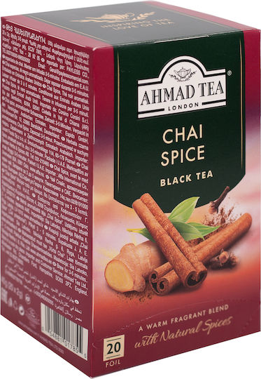 Ahmad Tea Черен Чай 20 Чанти 40гр 1бр с Аромат Подправки