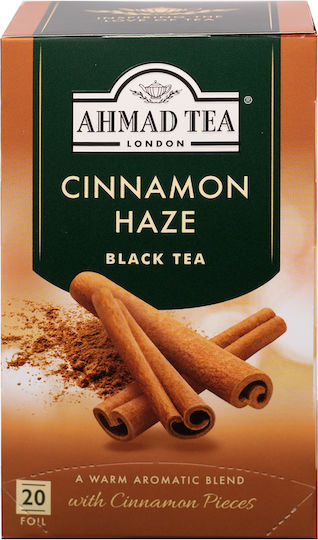 Ahmad Tea Schwarz Tee 20 Beutel 40gr 1Stück mit Aroma Zimt