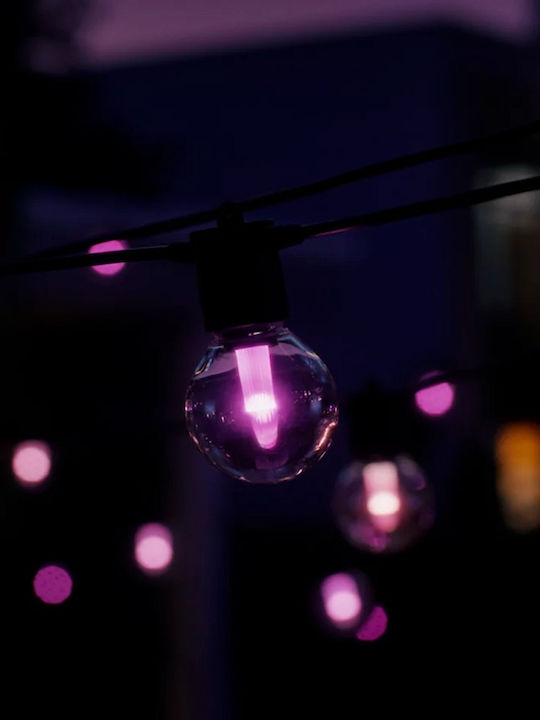 Philips Hue Festavia Wasserdichte Smart Lichterkette IP65 21m mit 30 Lampen