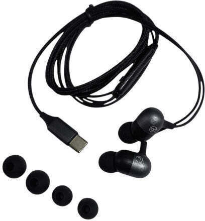 Awei M55 In-ear Handsfree Ακουστικά με Βύσμα USB-C Μαύρο