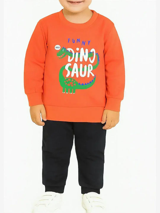 Kinder Sweatpants Set - Jogginganzug Orange 2Stück