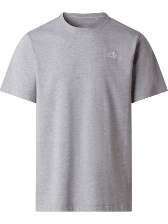 Einfaches Dome T-Shirt Tnf Hellgrau Heather