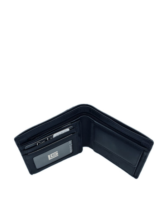 Herrenbrieftasche aus Leder mit RFID Blau