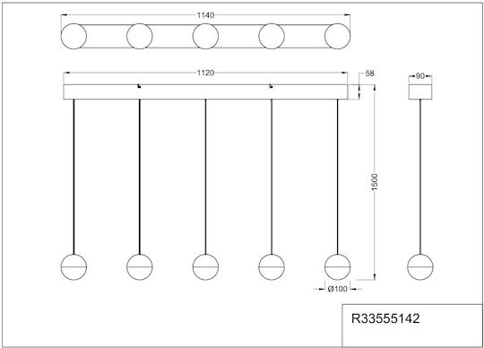 Trio Lighting Senta Κρεμαστό Φωτιστικό Γκρι Trio Lighting Senta Κρεμαστό Φωτιστικό Γκρι