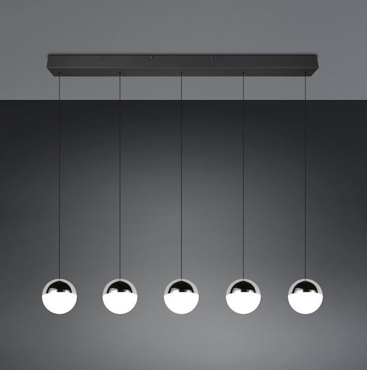 Trio Lighting Senta Silver Ceiling Light