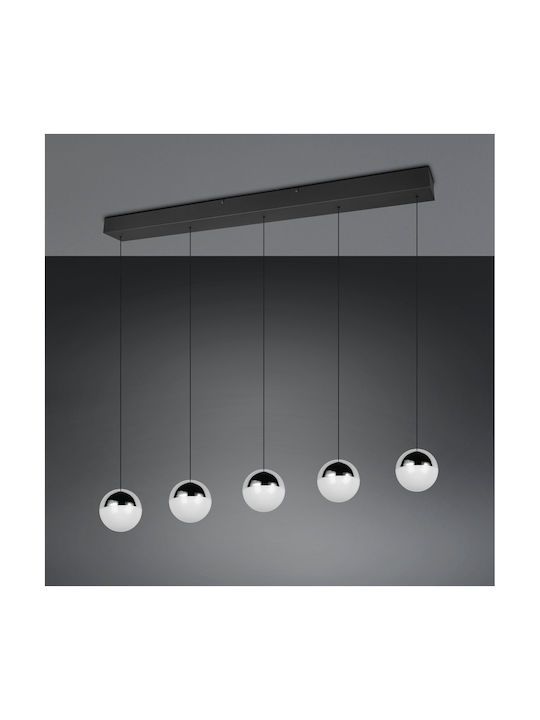 Trio Lighting Senta Deckenleuchte Silber
