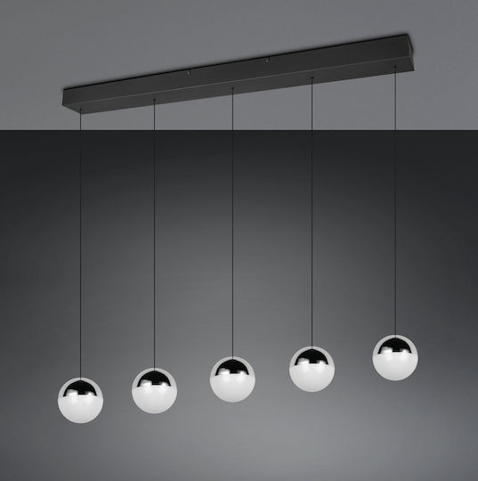 Trio Lighting Senta Silver Ceiling Light