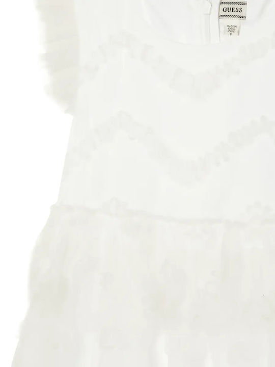 Girls Tulle Dress White