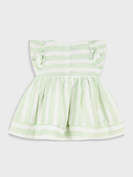 Mädchenkleid Gestreift Bunt