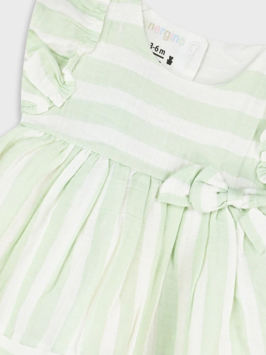 Mädchenkleid Gestreift Bunt