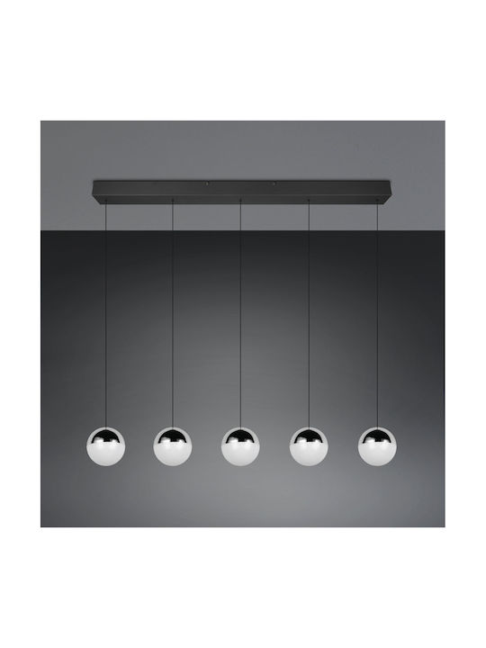 Trio Lighting Senta Deckenleuchte Silber