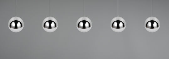 Trio Lighting Senta Silver Ceiling Light