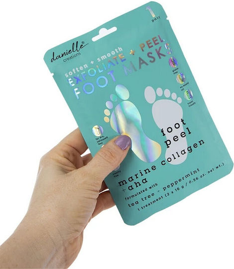 Danielle Creations Peeling & Nourishing Mask for Legs 1 Piece