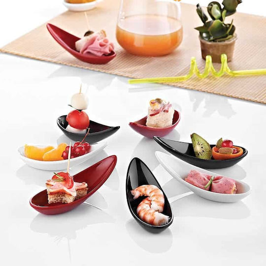 Melamine Salad Spoon Raki 18ml 11x4.3xh4cm Black