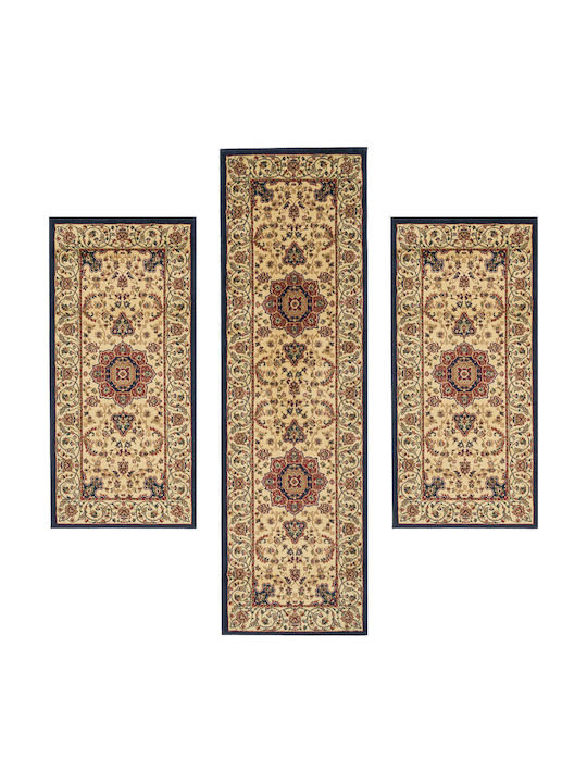Isexan 1912 Wohnzimmer Teppich Rechteckig Beiges 50x80cm