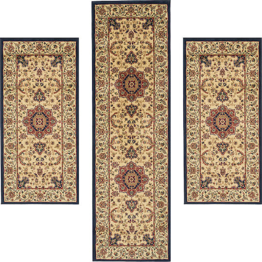 Isexan 1912 Living Room Rug Rectangular Beige 50x80cm