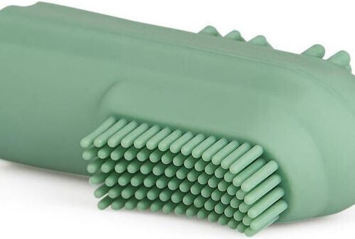 Baby-Zahnbürste Finger für 3m+ Grün