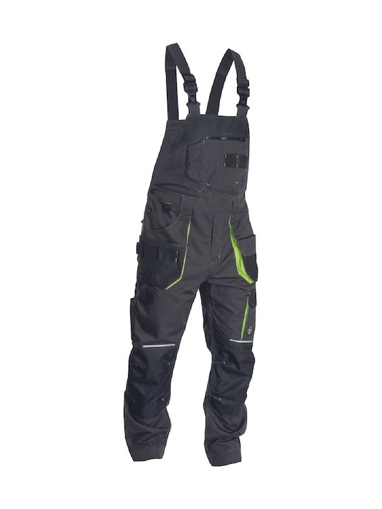 Cerva Work Coverall with Dungarees Gray
